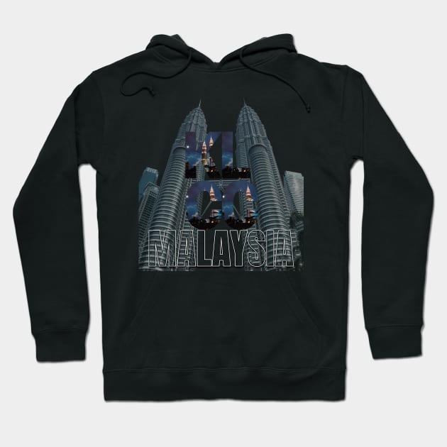 KLCC Malaysia Hoodie by TeeText